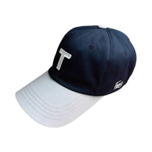 TBD T-logo ball cap MIX NAVY T-로고 볼캡 믹스 네이비