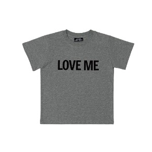 LOVE ME Half T-shirt GREY